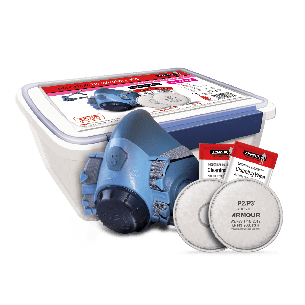 Armour Welders/Particulate Respirator Kit Large Facepiece (Kit)