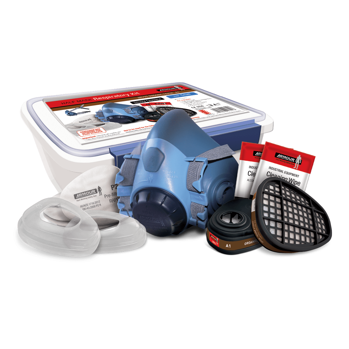 Armour A1P2 Organic Vapour Respirator Large (Kit)