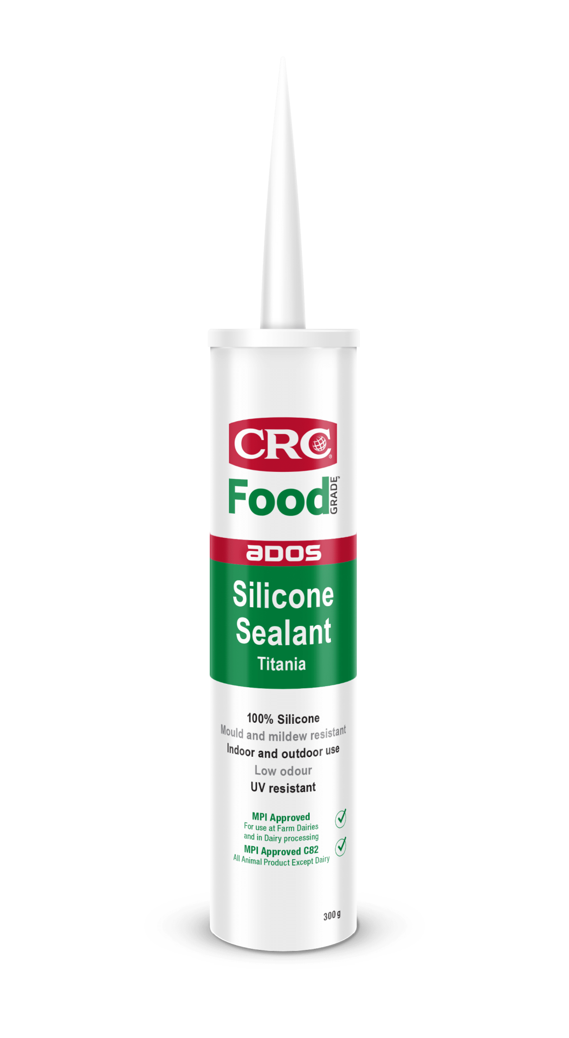 ADOS 3314 Food Grade Silicone Sealant Titania 300g