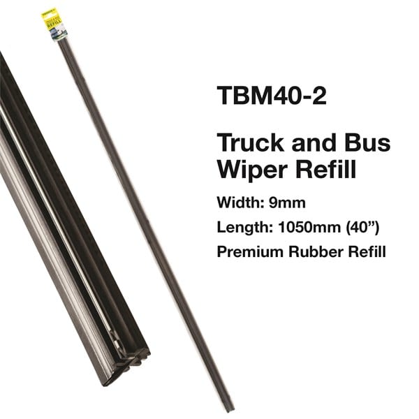 Tridon Truck & Bus Wiper Refill 40 Inch 2pk