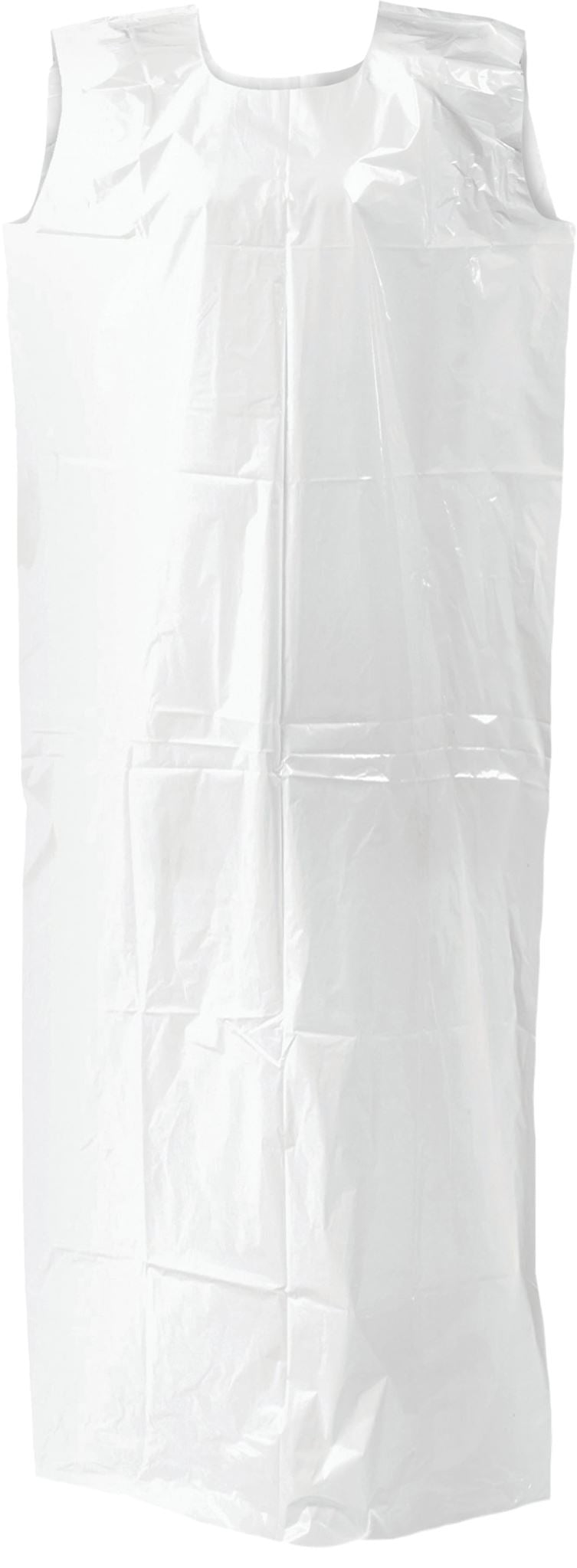 Eagle Smock LDPE, White, 700mm x 1300mm, 25 micron 700x1300mm 25mu