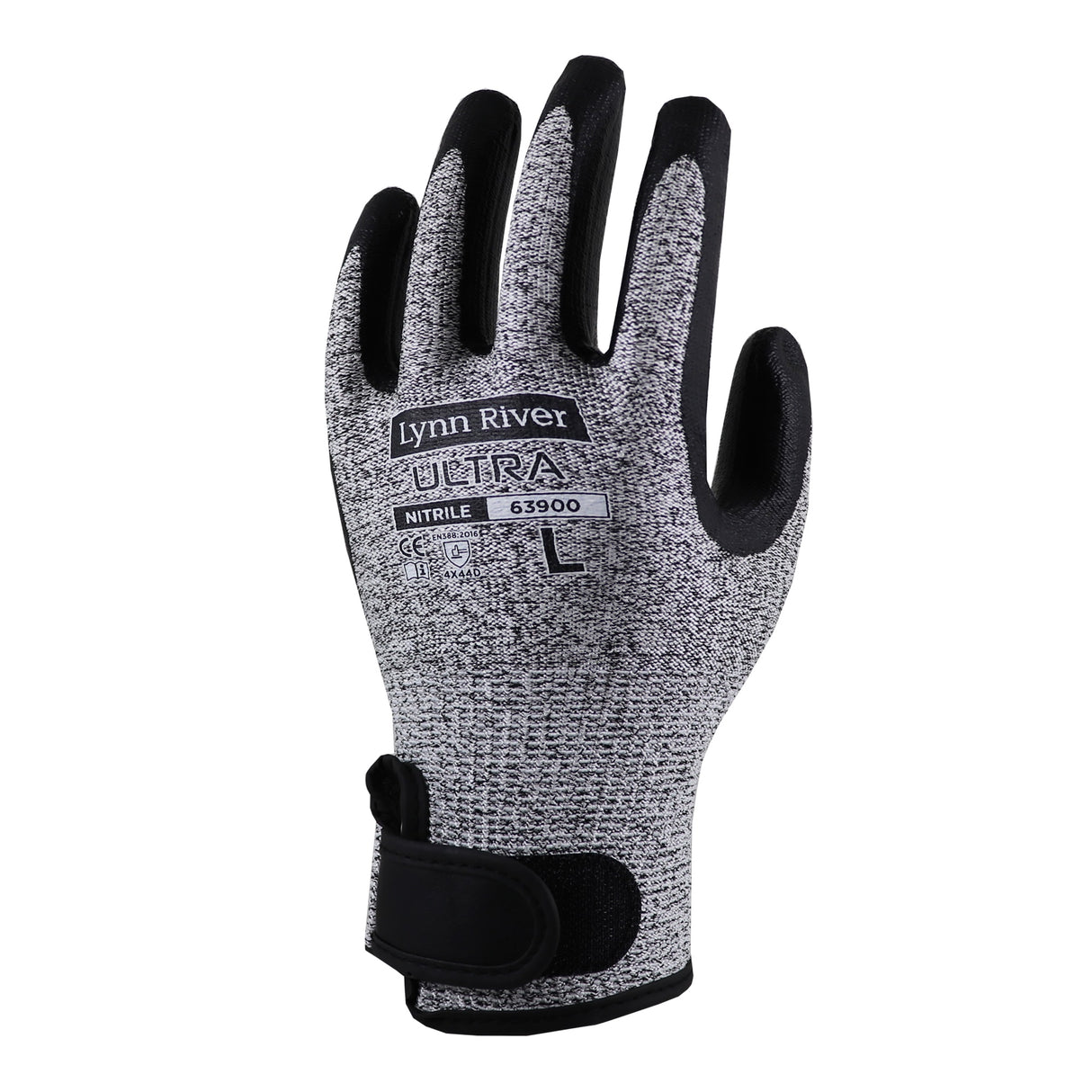 Lynn River UltraCut Defender X Cut Resistant Glove (Pair) - Grey/Black (Size: M)