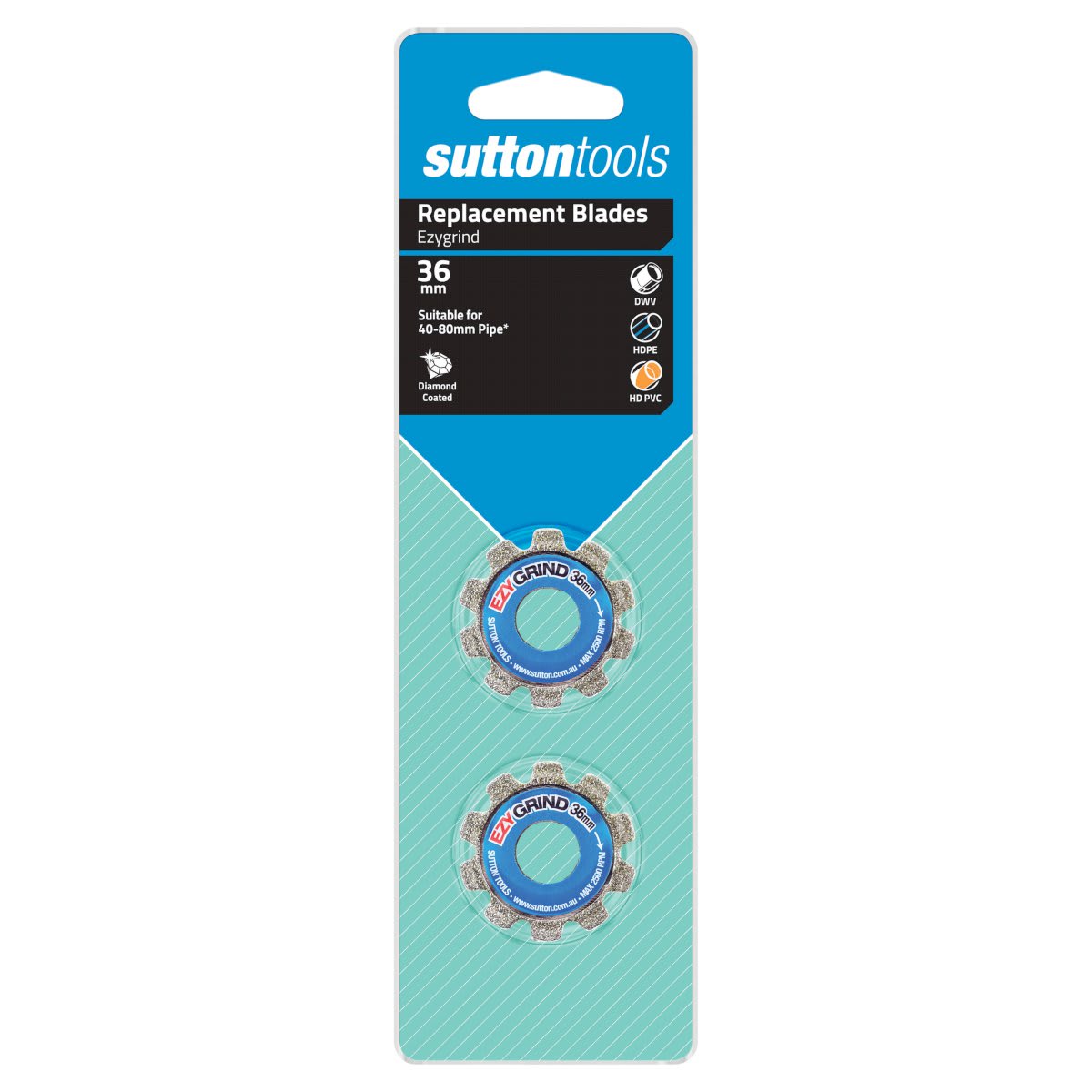 Ezygrind Blade 36mm 2Pk Sutton