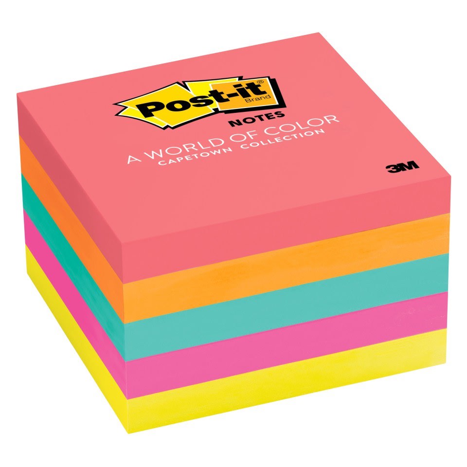 Post-it Notes 654-5AN Poptimistic Cape Town 76x76mm (Pack of 5)