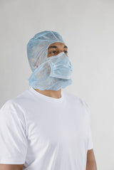 Non-Woven Hood with Face Mask (Carton of 500)