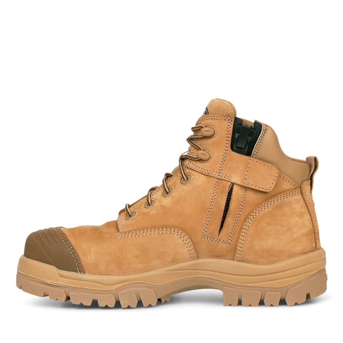 Oliver 45-650Z Zip Sided Safety Boots - Stone (Size: 07X)
