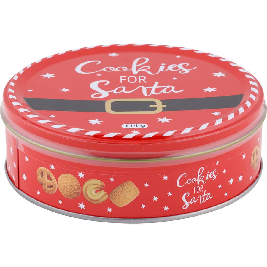 Woolworths Cookies Assorted Designs Tin 114g