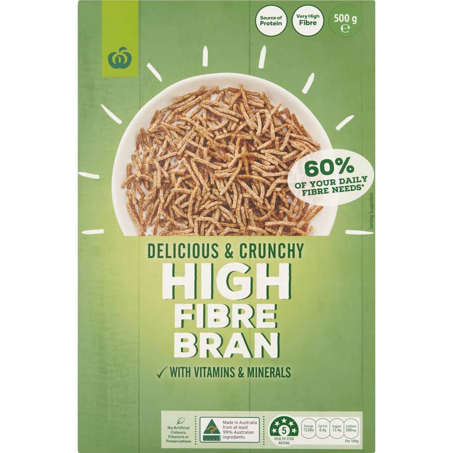 Woolworths High Fibre Bran  500g