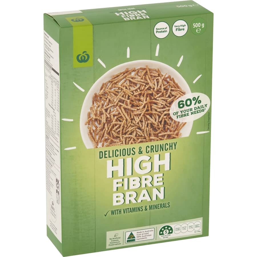 Woolworths High Fibre Bran  500g