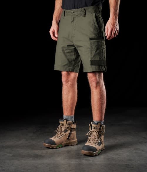 FXD, Cotton Stretch Work Short, WS-3 - Green (Size: 38)