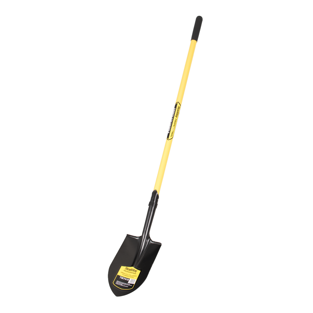 STANWAY Plumbers Shovel w/Long Fibreglass Handle