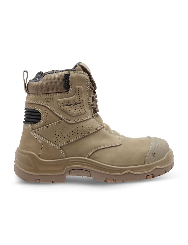 KingGee XTREMEGUARD BENNU PRO 6 Work Boot - Stone - Stone (Size: 12)