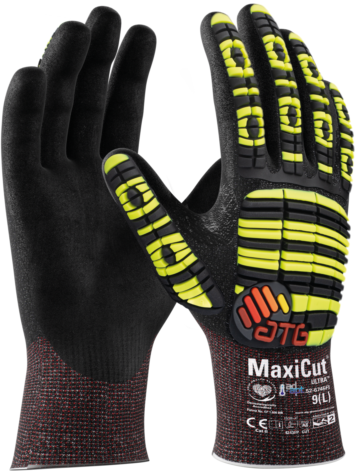 ATG MaxiCut Ultra Cut F Impact Protection Gloves (Pair) - Standard (Size: 08)