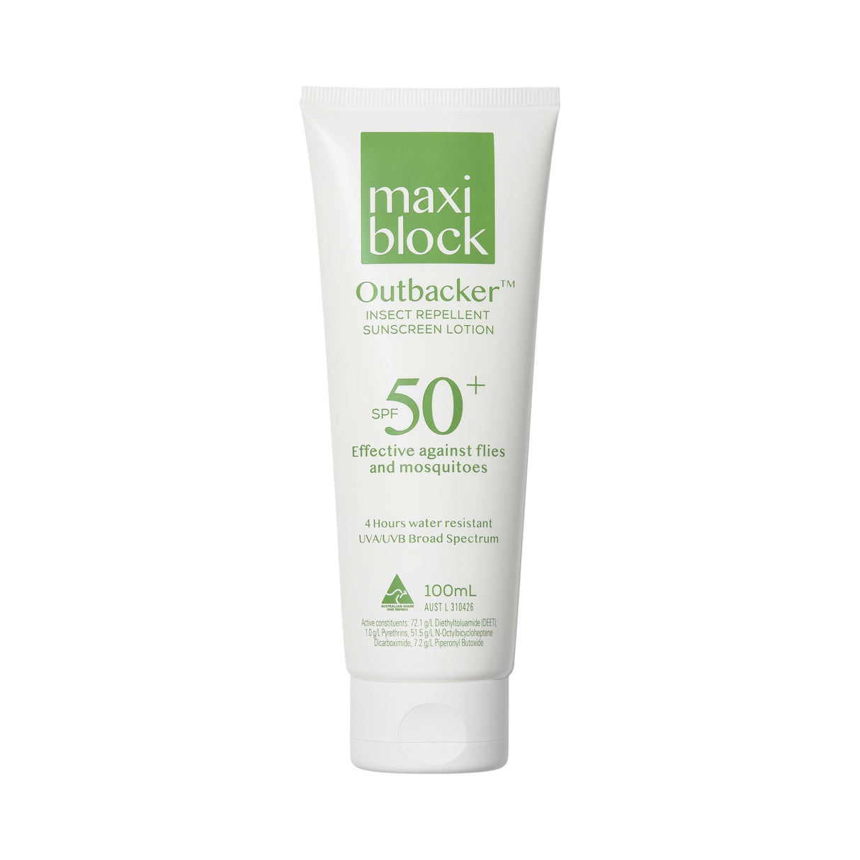 Maxiblock Insect Repel and Sunscreen SPF50+ 100ml Each (Each)