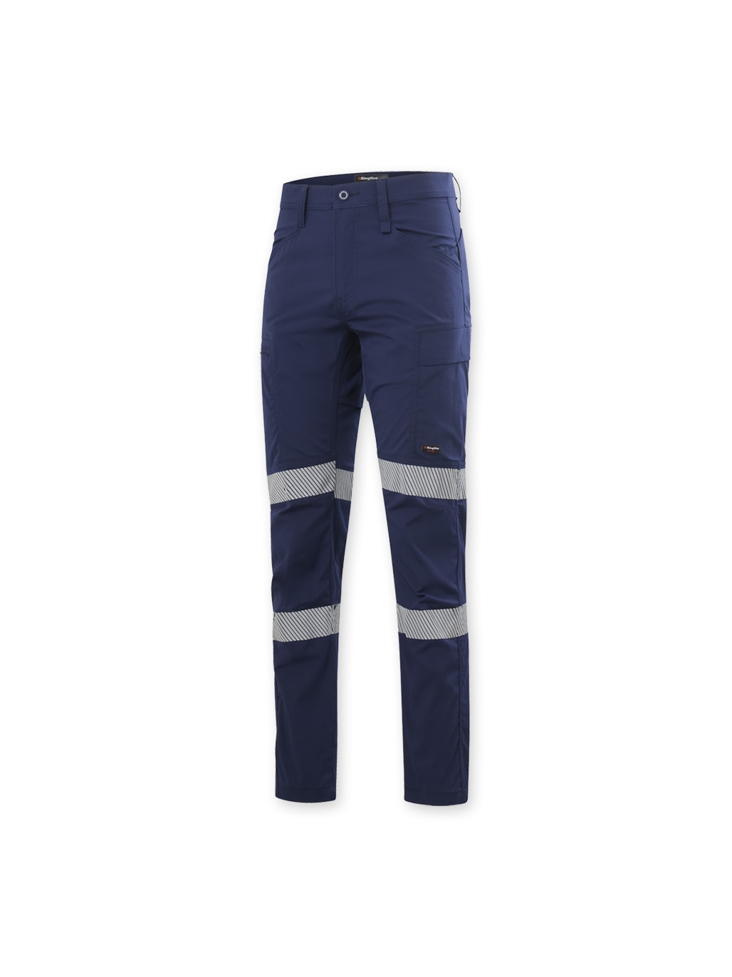 King Gee Men's Drycool Taped Pant K53004 Stout Fit - Navy (Size: 127)