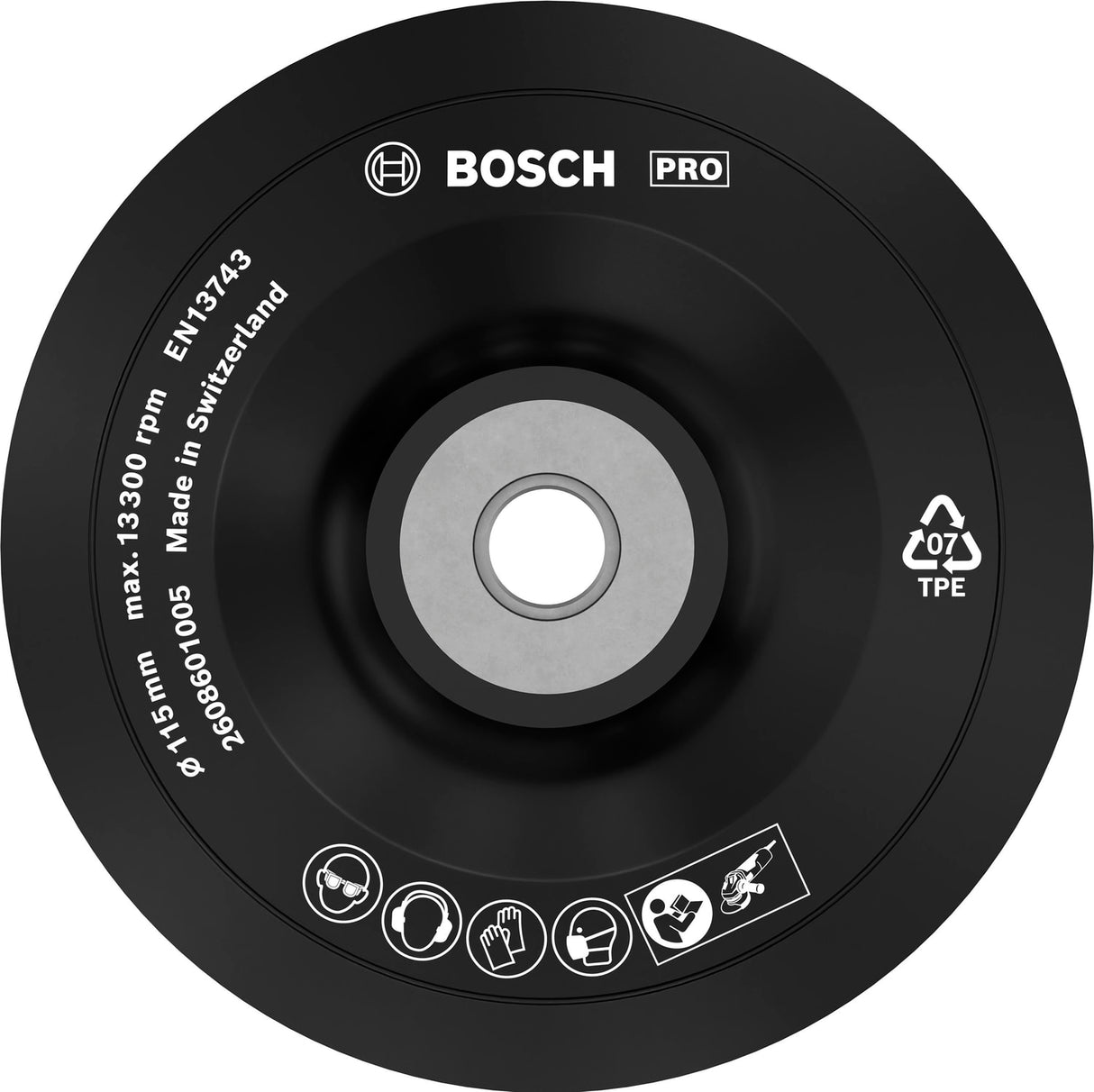 BOSCH Backing Pad & Flange M14 115mm