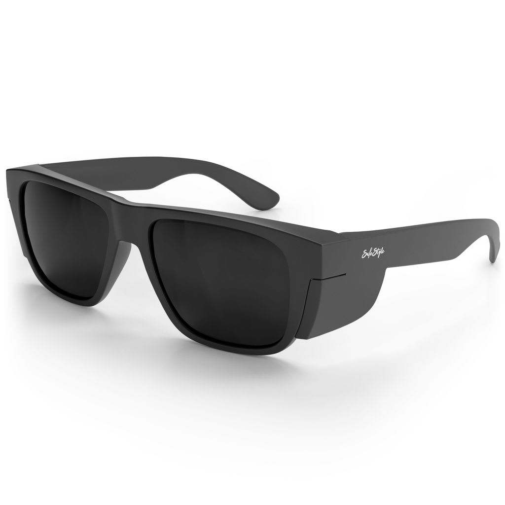 SafeStyle Fusions XL Matte Black, Polarised Lens