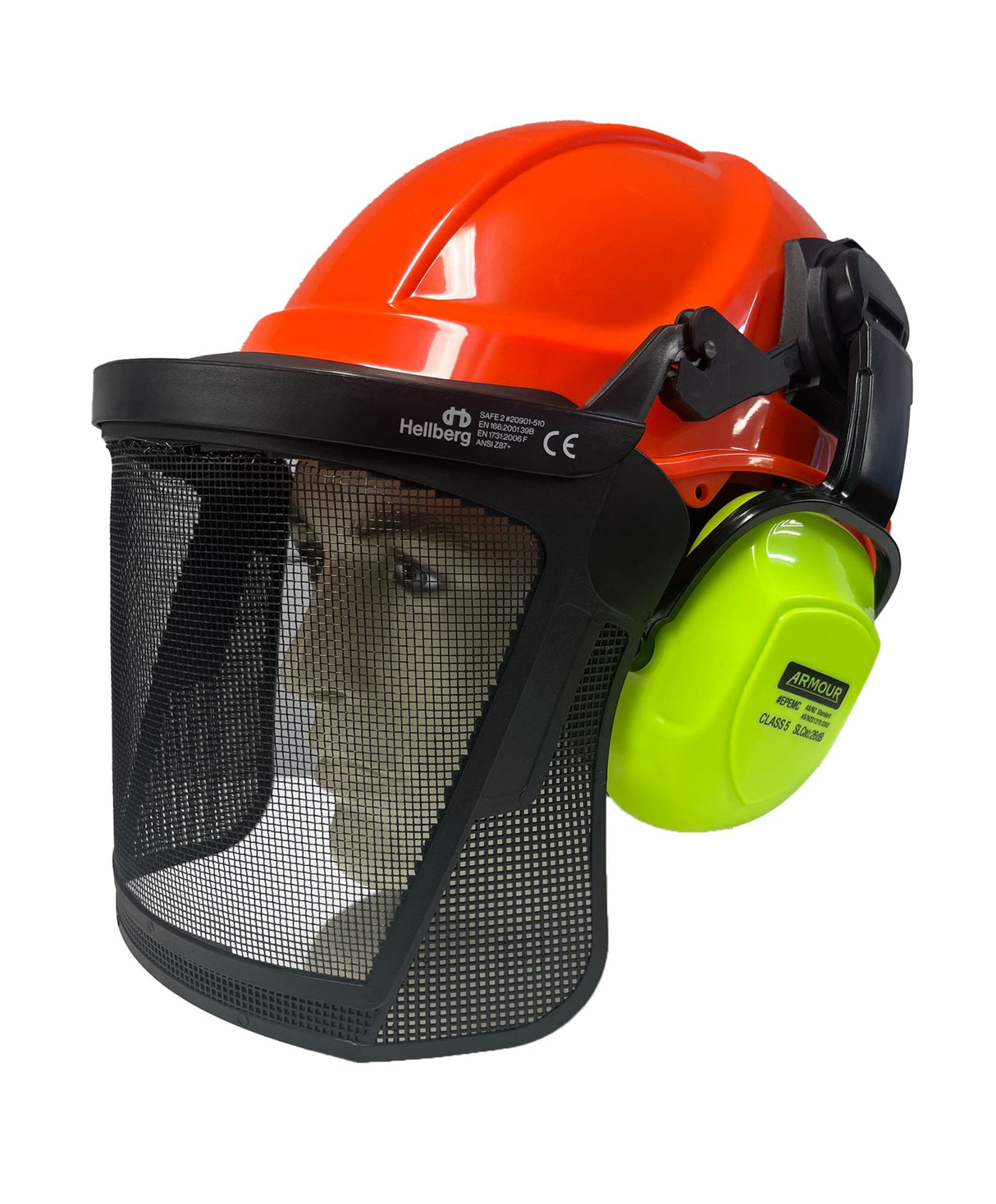Armour Hellberg Forestry Kit - Fluoro YL & OR - Fluro Orange