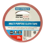 Premium Cloth Tape Red-48mm x 30m-1-Roll