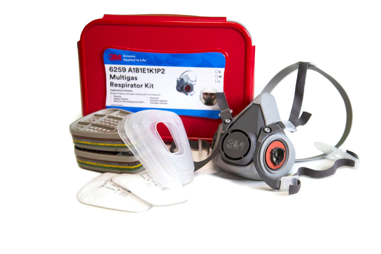 3M Multi-Gas Respirator Kit - 6259, A1B1E1K1P2 Medium