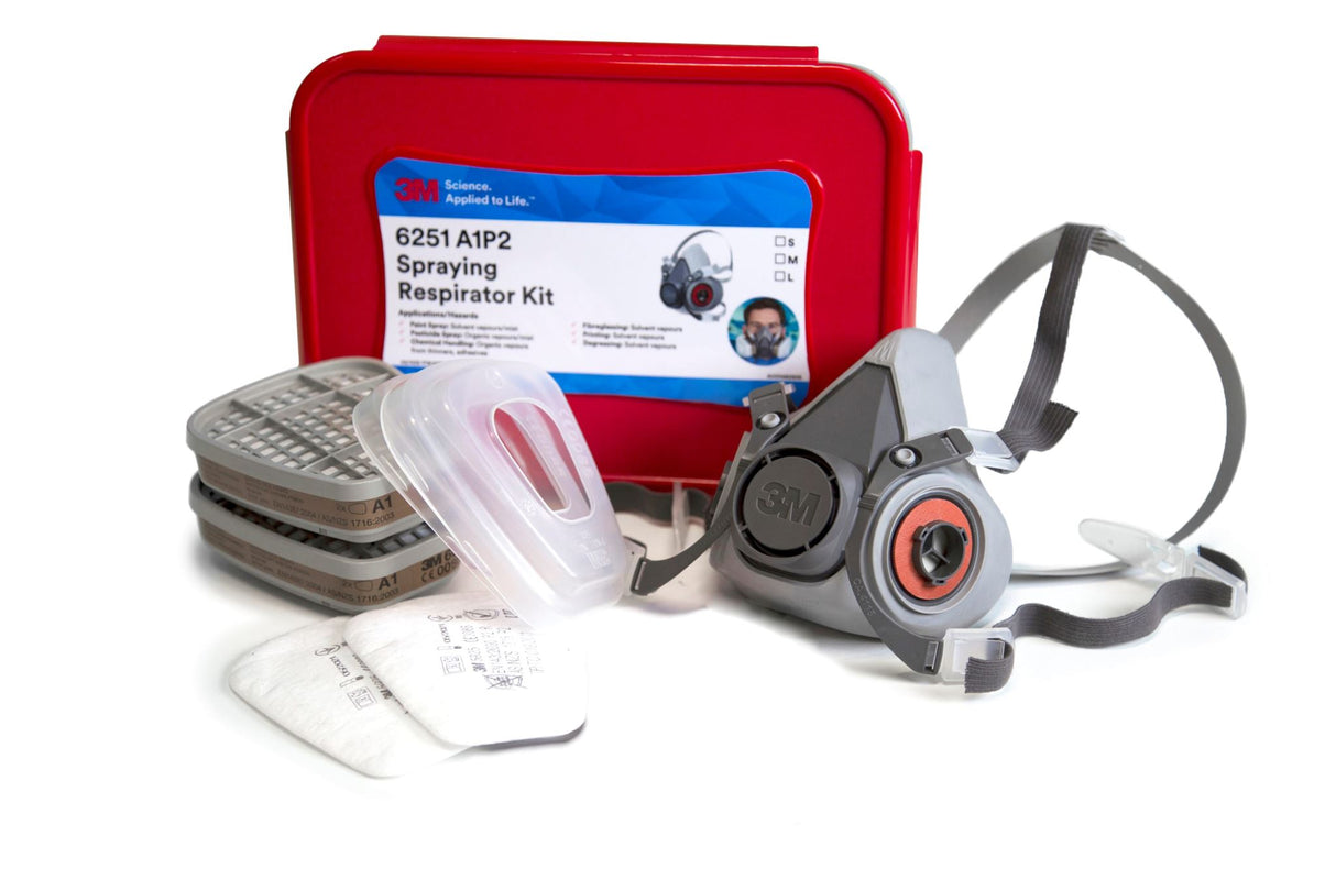 3M Spraying Respirator Kit 6251, A1P2 Medium (Kit)