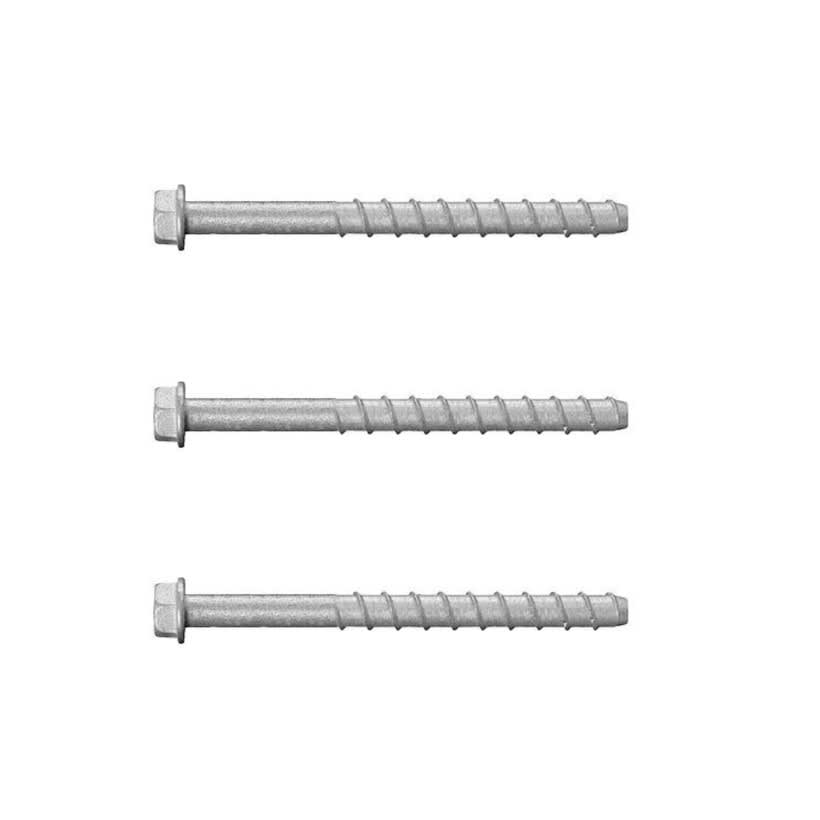 3 Piece Concrete Anchoring kit - Extra Long 150mm