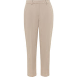 NNT Crepe Stretch High Waist Cropped Pant CAT3YC - Beige - 04
