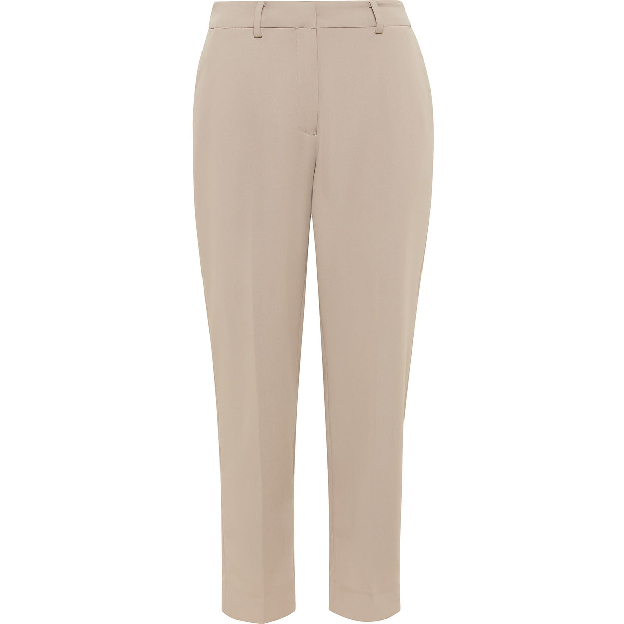 NNT Crepe Stretch High Waist Cropped Pant CAT3YC - Beige - 14