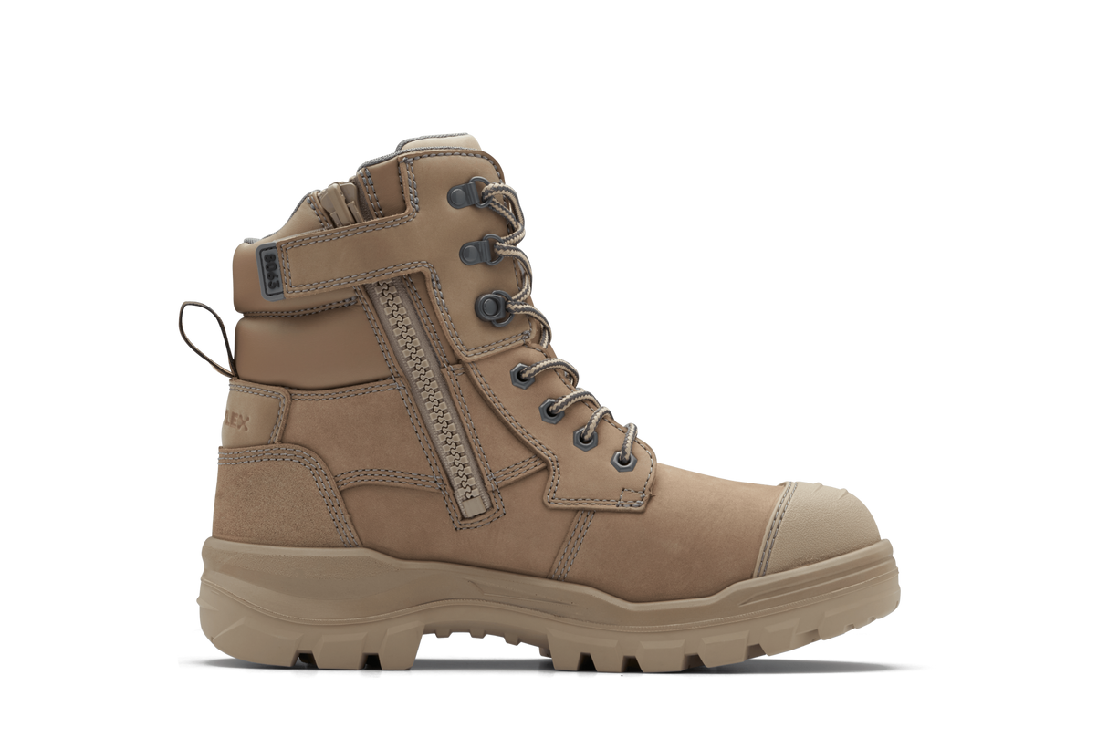Blundstone 8063 Rotoflex Zip Sided Safety Boots - Stone - 09