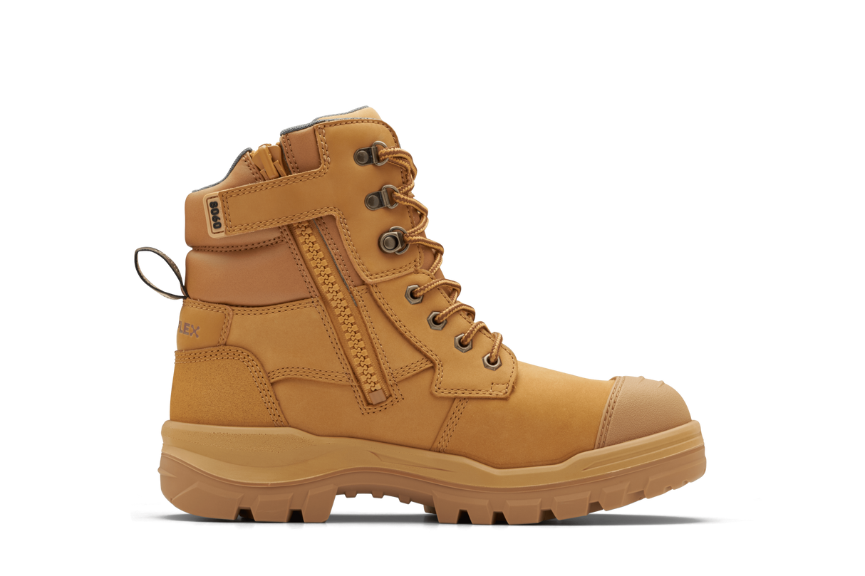 Blundstone 8060 Rotoflex Zip Sided Safety Boots - Wheat (Size: 11)
