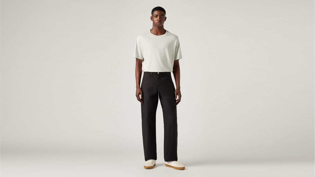 Levis, 565 Loose Straight Canvas Pant - Black Canvas (Size: 32)