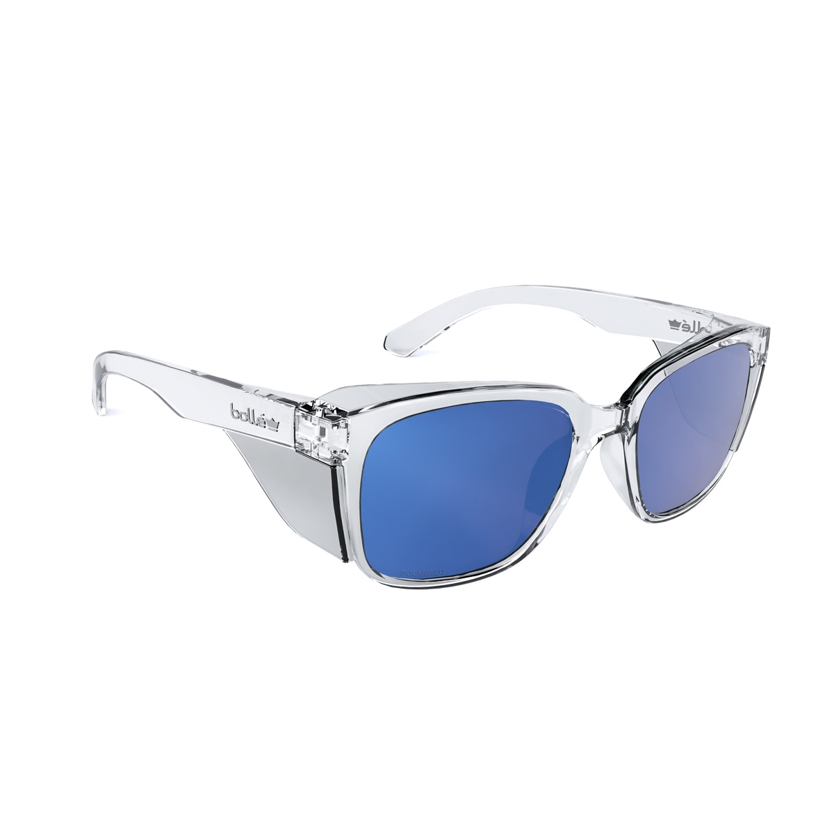 Cobalt Mirror Polarised PC Lens Crystal Temples/Fr (Each)