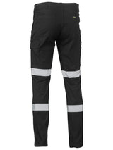 Bisley, Taped Stretch Cotton Cargo Pant, BPC6008T Regular Fit - Navy (Size: 107)