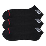 New Balance Low Cut Socks 3pk - Black - L