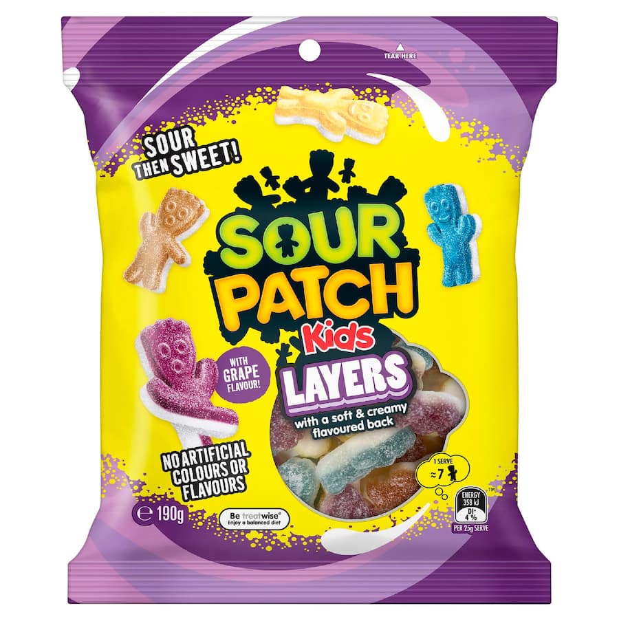 Sour Patch Kids Lollies Layers 190g