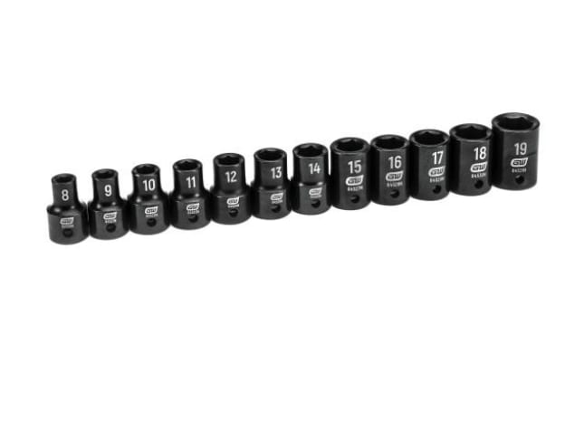 Gear Wrench 12Pc. Drive Standard Impact Socket Set
