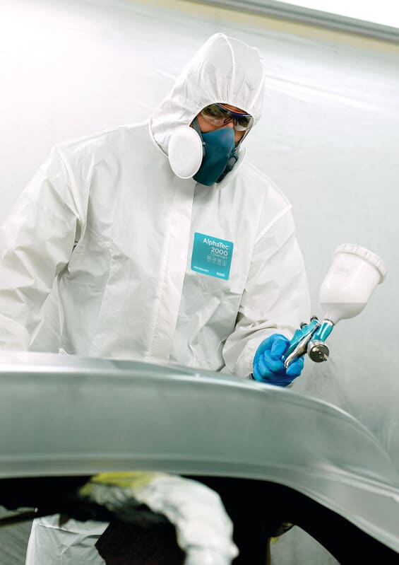 AlphaTec 2000 Comfort Coverall - White (Size: M)