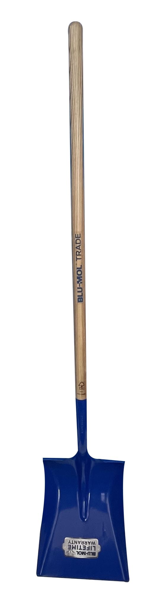 Blu-Mol Trade Square Mouth Shovel Ash Wood Handle #3