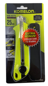 Komelon Snap Off High-Viz Ergonomic Non-Slip Knife 25mm