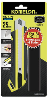Komelon Snap Off High-Viz Ergonomic Non-Slip Knife (Each)