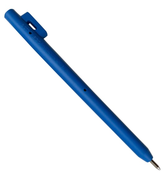Pen Detect No Clip Nkltp Blue/Black Pkt 50 (Packet)