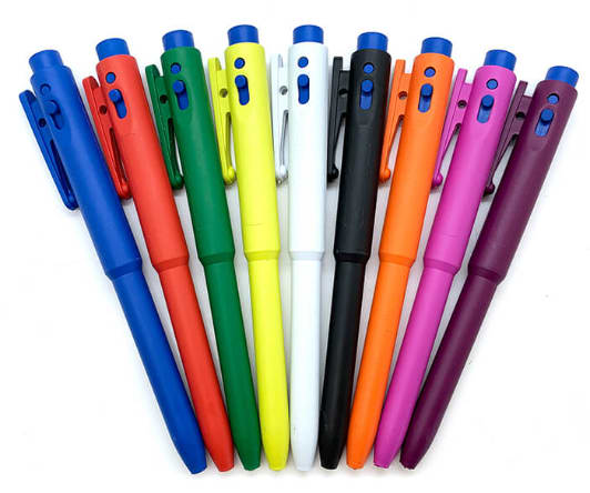 Pen Detecta J801B Blue/Black PK10 (Packet)