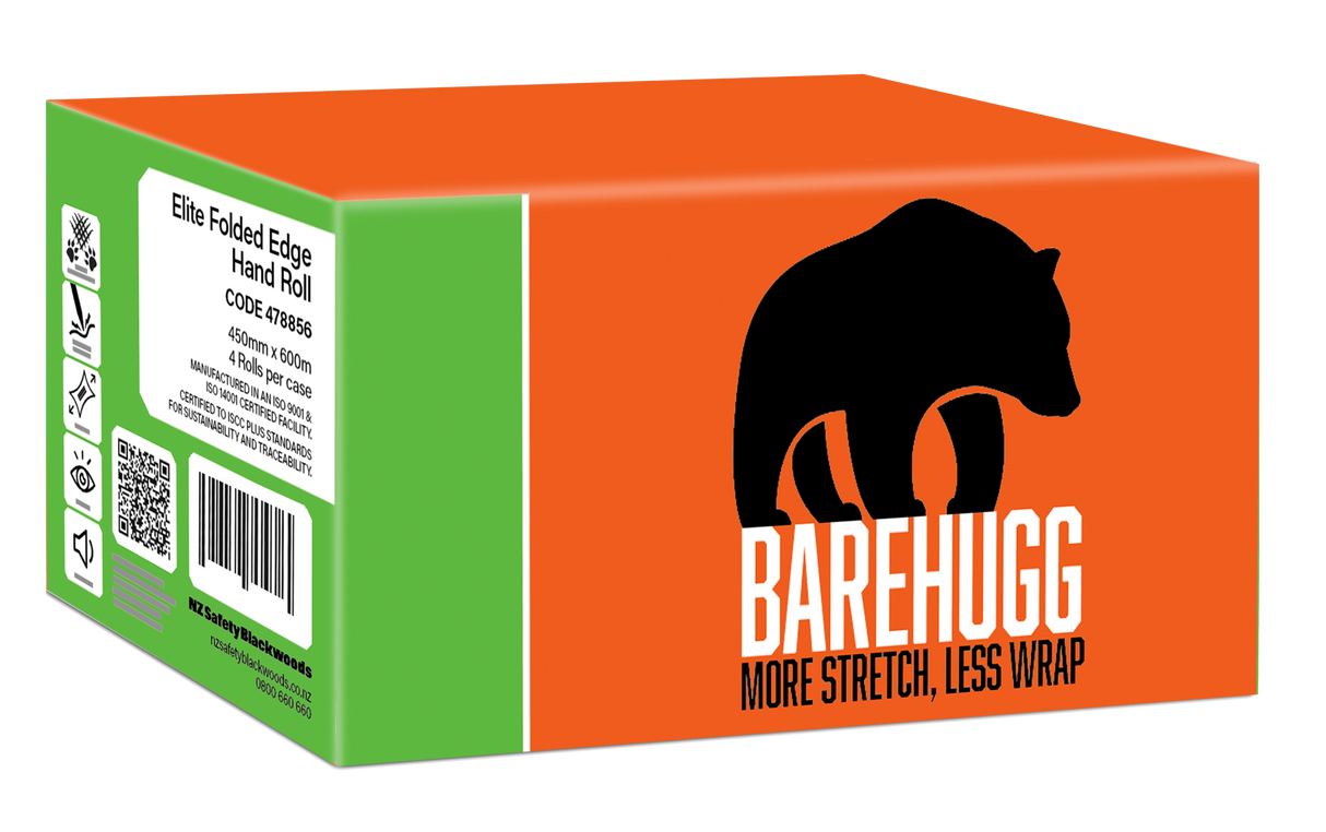 BAREHUGG, Stretch Wrap Hand Elite Folded Edge 450MMX600M (Roll)