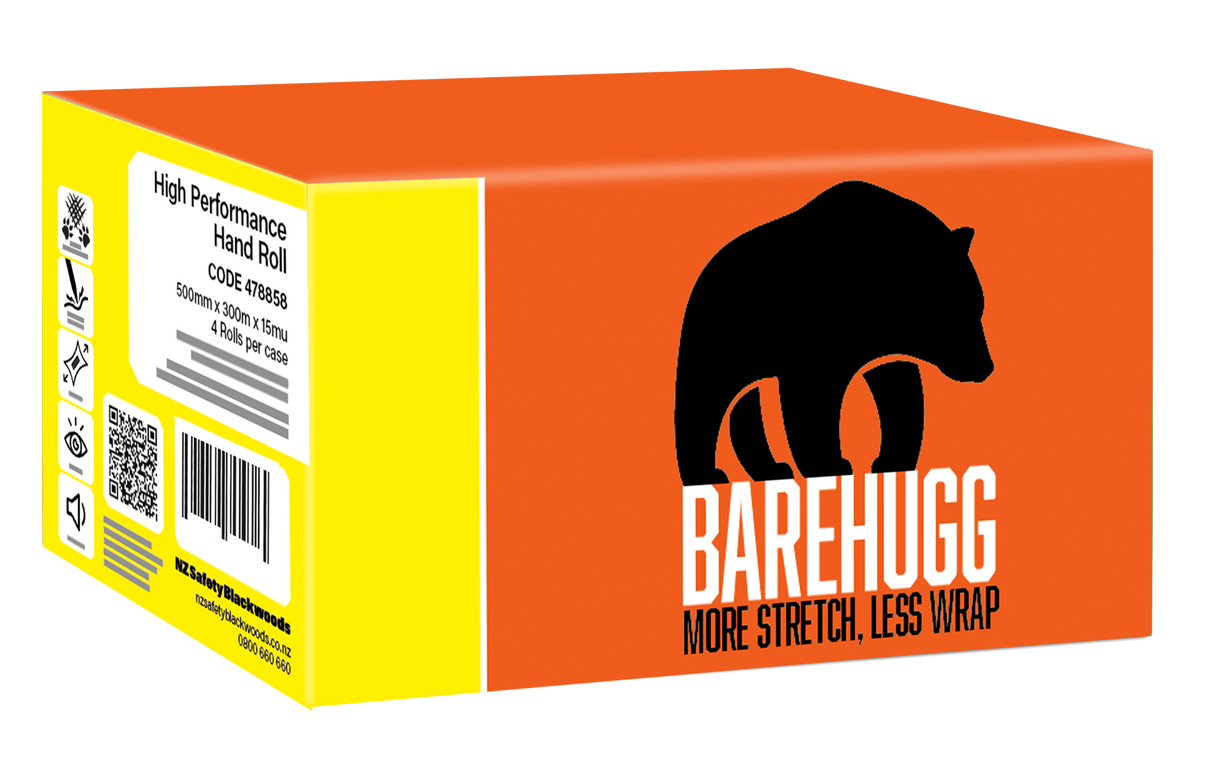 BAREHUGG, Stretch Wrap Hand High Performance 500MMX300MX15MU (Roll)