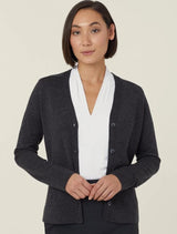 NNT Merino Wool V-Neck Cardigan CAT518 - Dark Navy (Size: 4XL)