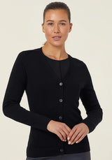 NNT, Women Merino Wool Cardigan, CAT5AP - Black - M