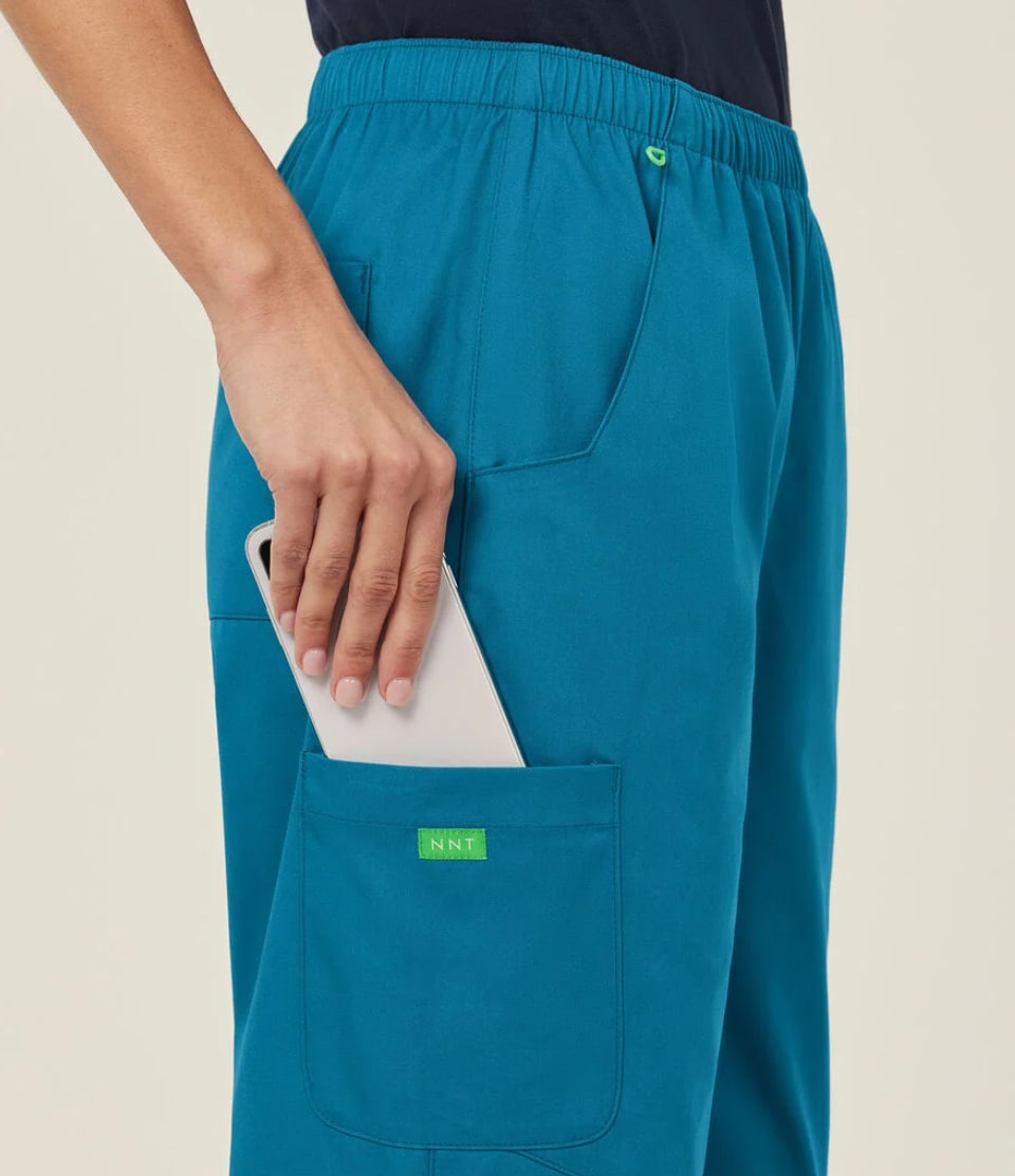 NNT, Antibacterial Active Scrub Pant, CATQ4F - Teal - XXS
