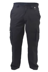 100% Cotton Cargo Trousers, PCT1530 (Each) - Black - 157