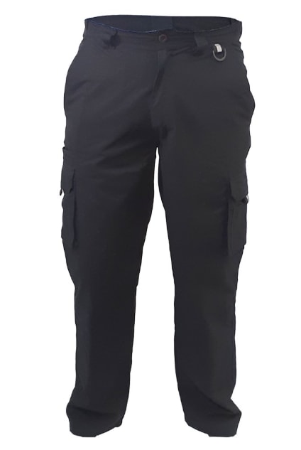 100% Cotton Cargo Trousers, PCT1530 (Each) - Black - 147