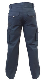 100% Cotton Cargo Trousers, PCT1530 (Each) - Black - 157